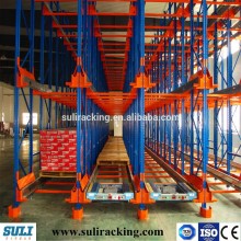 Automatic storage and retrieval pallet racking system