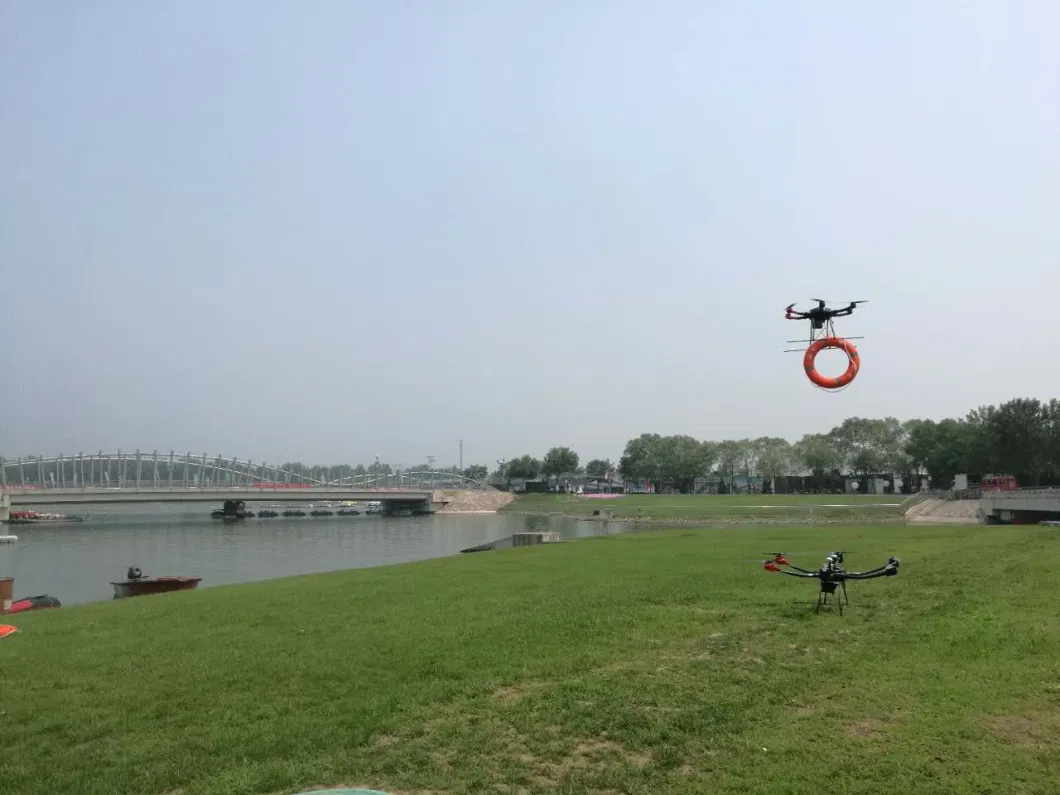 Emergency Rescue 30km 4K Uav Flood Defense Hexacopter Rainproof Harsh Environment