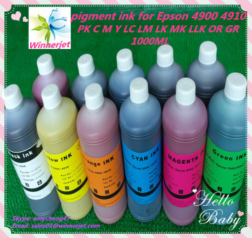 100% Compatible Pigment Ink For Epson 4900 Ink On Sale In China