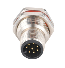 Custom M12 Waterproof Male/female Connectors IP67 250V Automotive Cable Connectors for Power Cord Connections