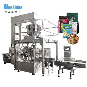 Stand Up Zipper Bag Nut Packaging Machine