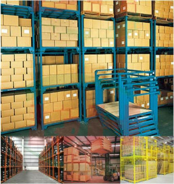 Clever Rack, warehouse stacking rack