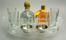 clear acrylic serving tray