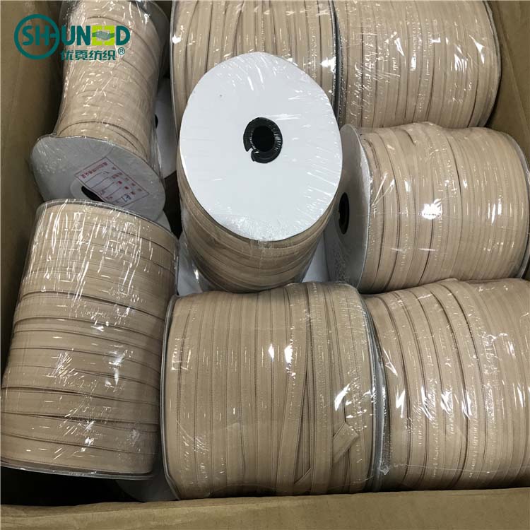 China wholesale customized colorful fashion tpu mobilon tape anti-slip elastic tape silicone drip elastic tape for bra underwear