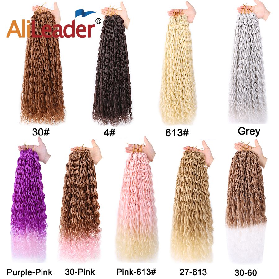 Ombre Synthetic Loose Water Wave Crochet Hair 24 Inch
