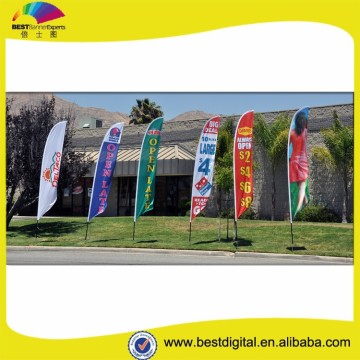 Large Advertise Custom Beach Flags