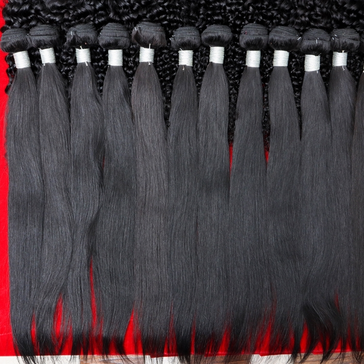 Li&queen 10A Grade Straight Mink Raw Unprocessed Brazilian Hair Cuticle Aligned Hair