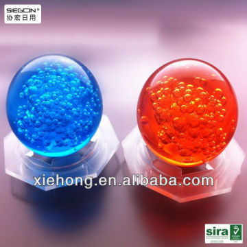 Led decoration acrylic globe ball