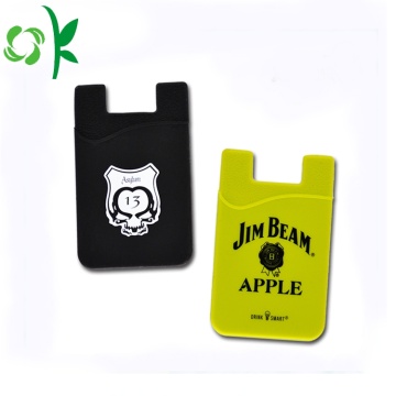 Custom Silicone Card Holder 3M Adhesive Card Sleeve