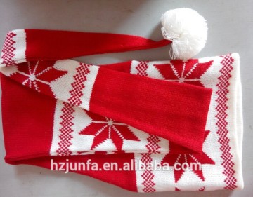 Red white China made kinted fashion elastic scarf