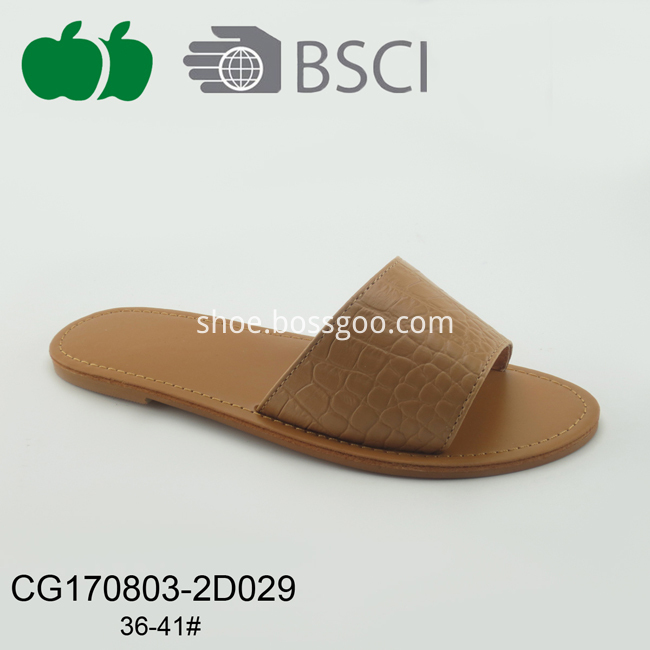 fashion pu slippers