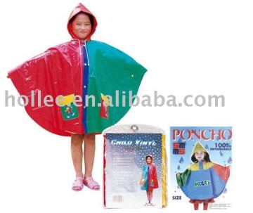 pvc child rain gear