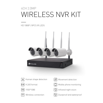 NVR CCTV -Kamera 4Ch 8ch NVR Kit