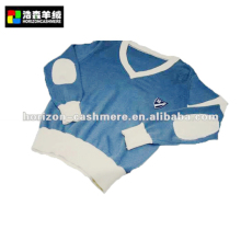 Kid Basic Sweater, Sleeve Patch Design Pullover