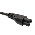 1.8 3 metros Euro Schuko 3 pin Cable AC Cable de EU en ángulo recto IEC60320 C13 Cable de alimentación del conector de enchufe para computadora