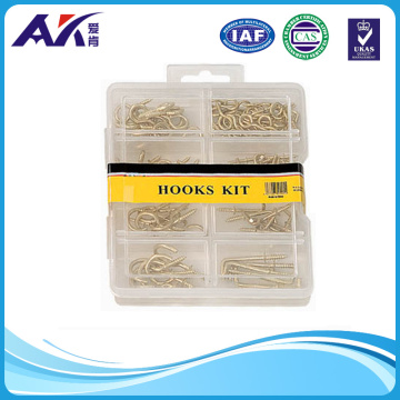Brass Plated Shoulder Screw Hook Assortment