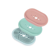 Custom BPA Free Silicone Soap Dish Brush