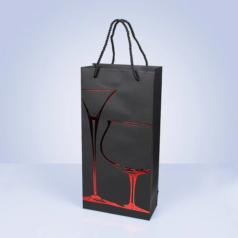 Wine Packaging Tote Bag Boutique Hand Shopping Bag Gift Jewelry Perfume Boxes Wholesale Custom Luxury Custom Printed Logo