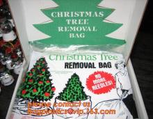 Disposable Plastic Christmas Tree Removal Bag, Christmas Tree Removal Bag, storage plastic Christmas tree removal bag