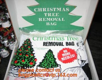 Disposable Plastic Christmas Tree Removal Bag, Christmas Tree Removal Bag, storage plastic Christmas tree removal bag