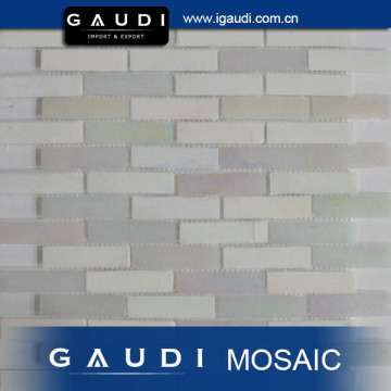 random strip glass mosaic tile