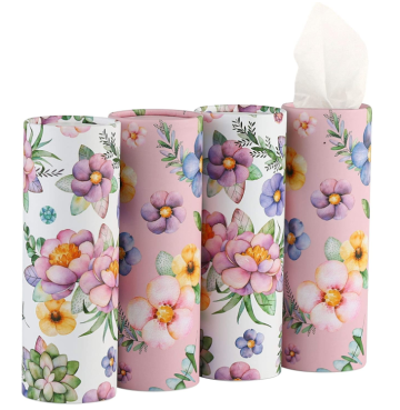 Round Car Tissue Holders For Girls Car Accessories