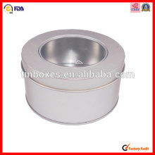 wholesales round metal tins for candles