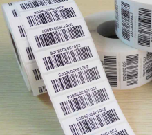 Non-drying Adhesive Labels UPC Barcode Label