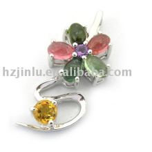 Cheap pendant, 925 sterling silver pendant with crystal,fashion pendant(P010116)- Free shipping fee!