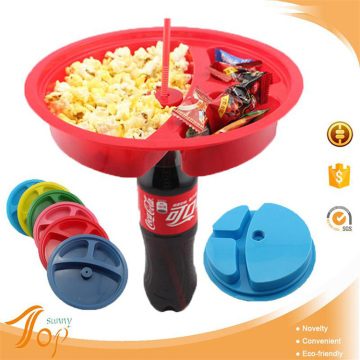 3 Compartments Red Popcorn Use Birthday Theme Party supplies