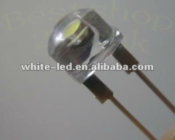 3chips 8mm Strawhat LED White/Warmwhite