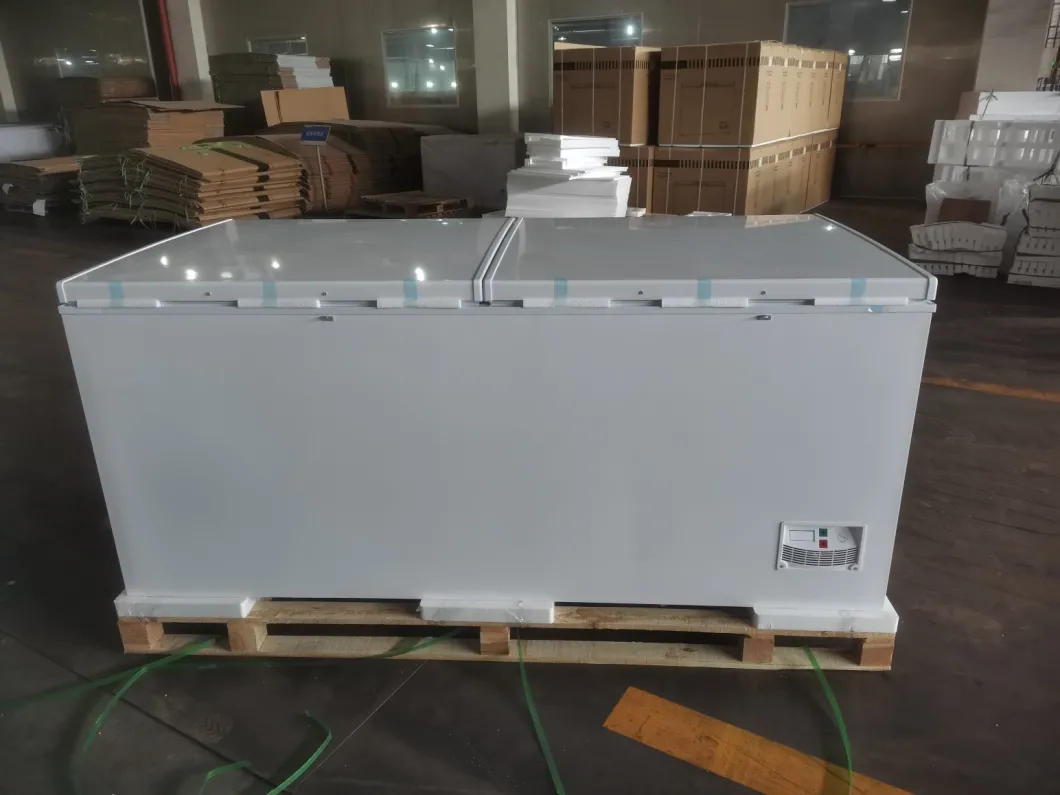 Smad OEM Big Capacity Double Door Manufacturers Chest Deep Freezers