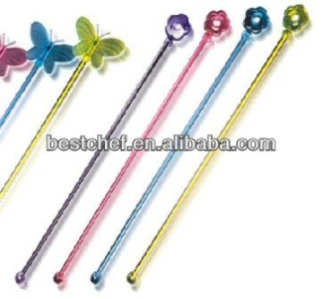 Acrylic Reusable long stirrer/plastic stirrer/cocktail stirrers
