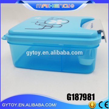 Gold supplier china clear plain plastic lunch box(1000ml)