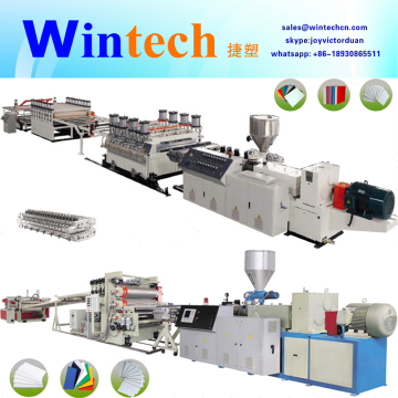 Plastic sheet extrusion machine / PVC sheet making machine / PVC sheet machine