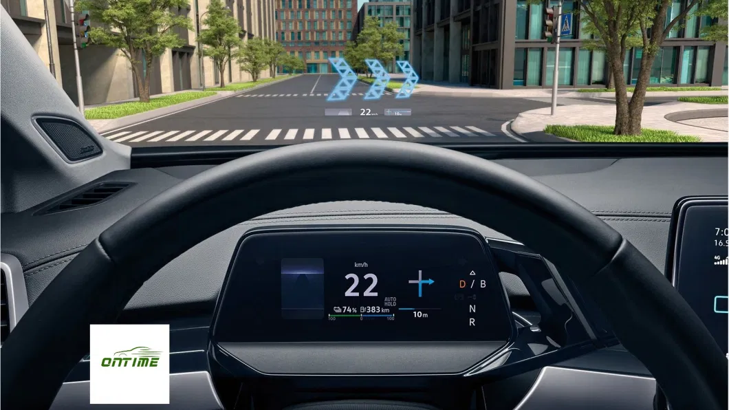 High Speed Cheapest Auto Electrico New 4 Wheels Electric Car and Vehicle Automotives Ontime ID. 6 Electric Car