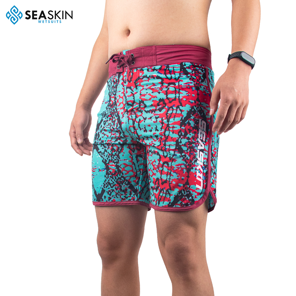 Seaskin Summer Surf Boards Men Short Pants