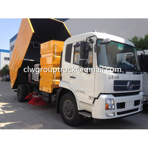 Camion balayeuse de plancher de Dongfeng Tianjin 10.7CBM