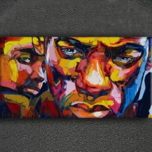 Frame fine art modern decor canvas oil paintings for hotel