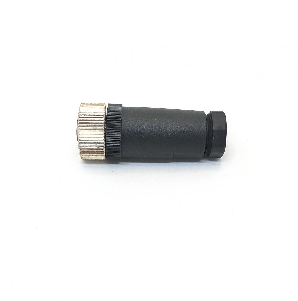 M12 round plug connector