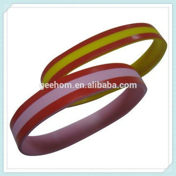 pvc bracelet soft pvc wristband school silicon wristband