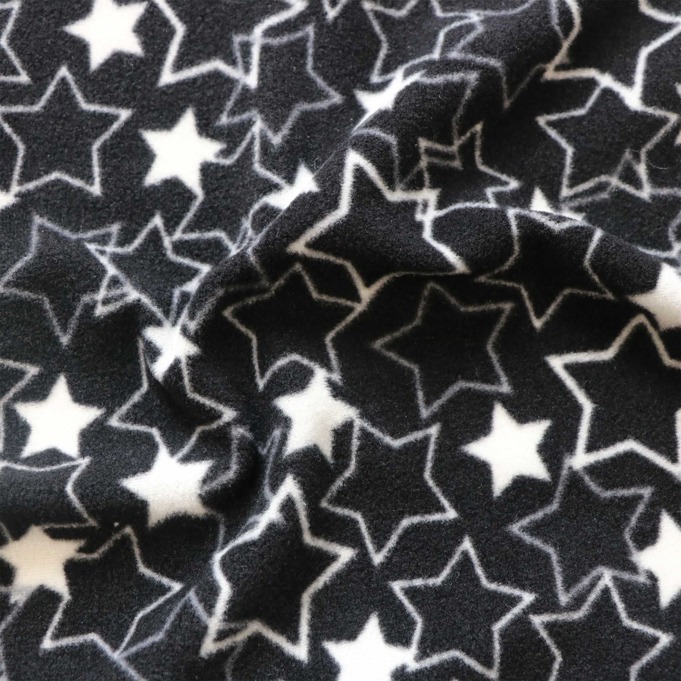 Hot Selling senaste design mode tryckt polärt fleece -tyg