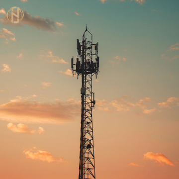 High quality overlap monopole tower communication tower