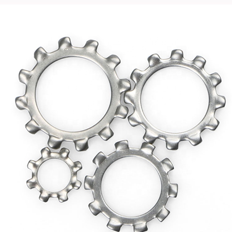 DIN6798 STAINLESS Stol baussenzegen Zänn Serrated Spär Washers