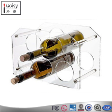 5-Bottle Acrylic Display,	Wine Bottle Display Racks/Display