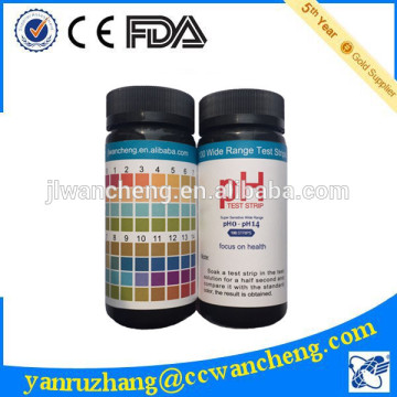 swimming pool water ph test strip 0-14 ph test strips FDA, CE, ISO                        
                                                Quality Choice