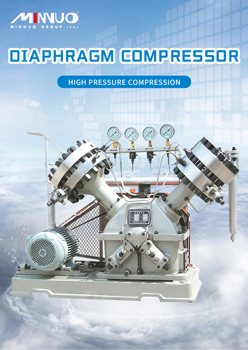 High pressure diaphragm compressor manufacturers large flow picture