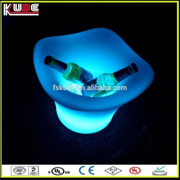 large RGB flashing LED ice bucket for bar/ restaurant