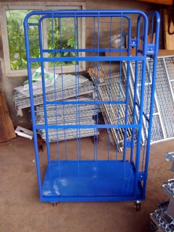 wire mesh trolley cart