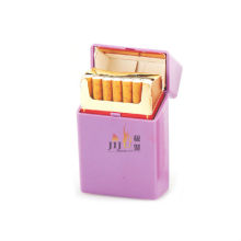 Flip lid Plastic cigarette case, cigarettes box JL-020N